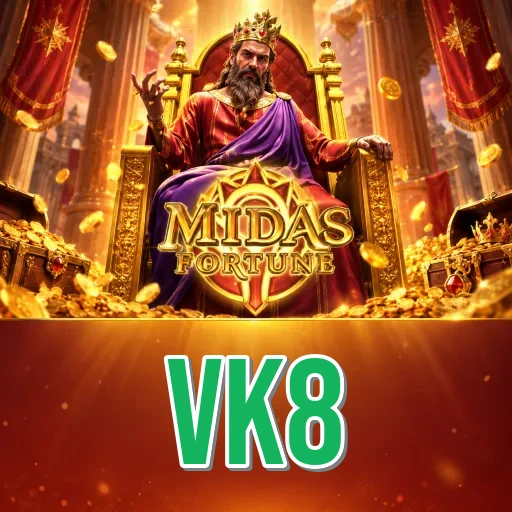 vk8 app icon ready to open on Android home screen